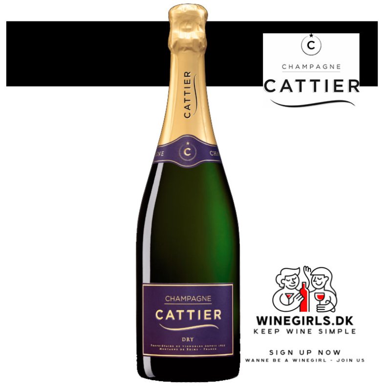 Cattier, "Dry" Champagne Demi-Sec
